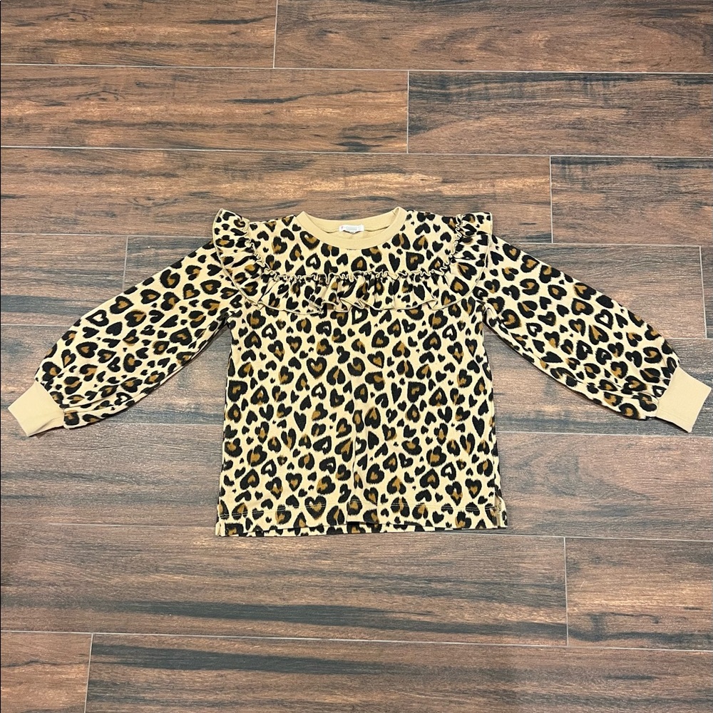 Kids Cheetah Print Sweater